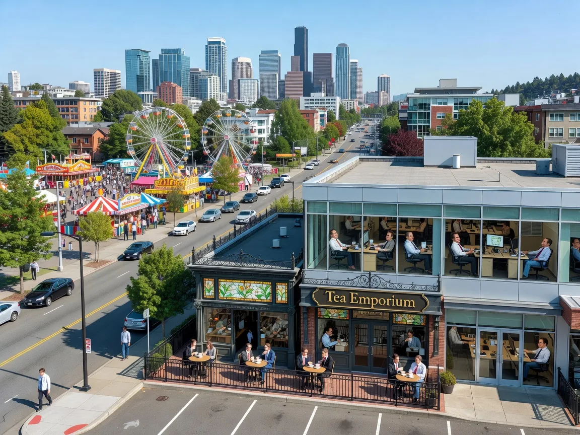 Seattle Tea Conglomerates Report Record Afternoon Earnings After Morning Ban